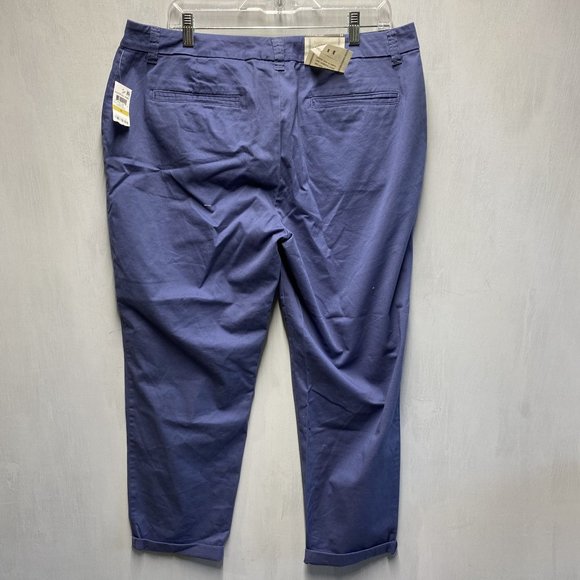 MAISON JULES ESSENTIAL PANT IN BLUE - Picture 5 of 5
